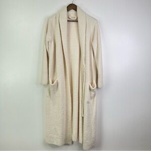 Soft Surroundings Orabella‎ Plush Robe in Ivory Pearl Size M